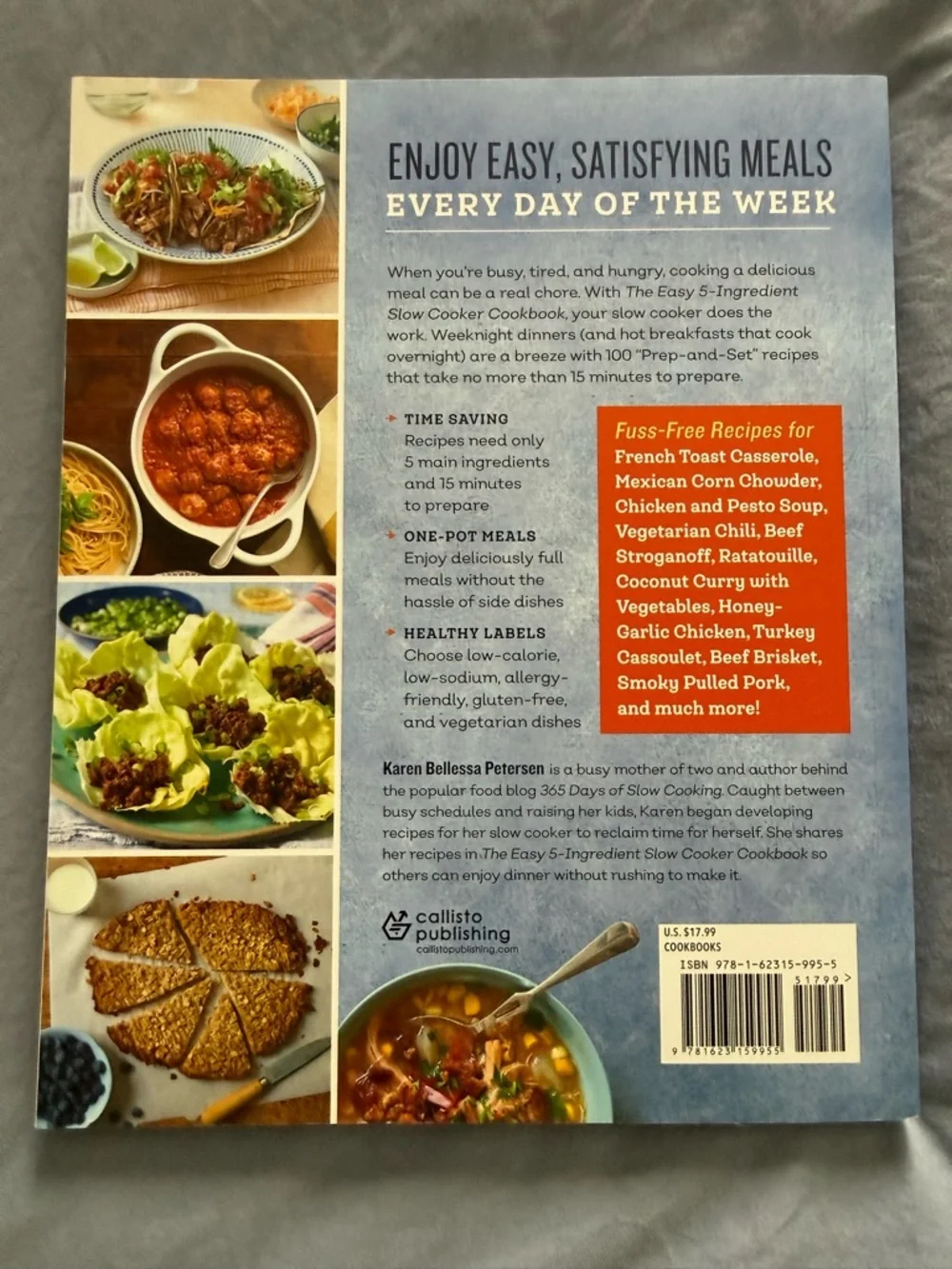 The Easy 5-Ingredient Slow Cooker Cookbook